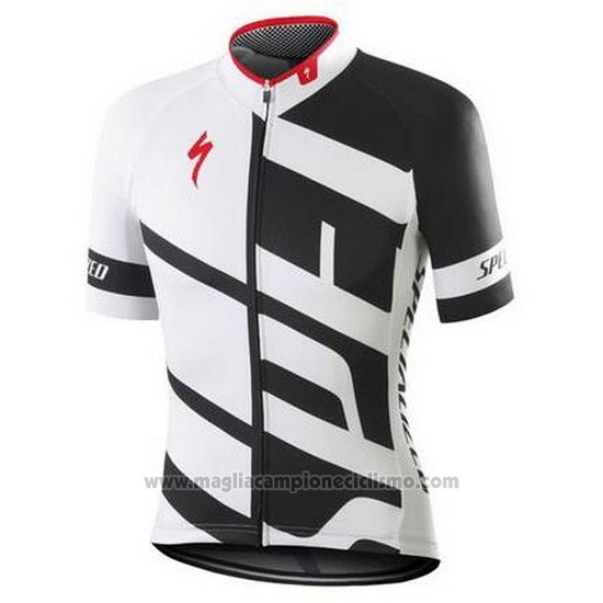 2016 Abbigliamento Ciclismo Specialized Bianco e Nero (4) Manica Corta e Salopette